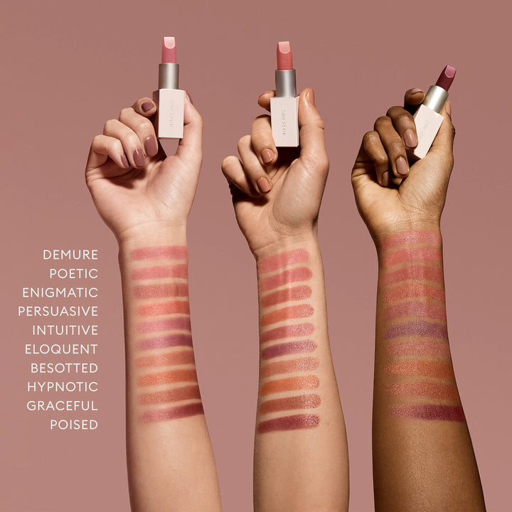 ROSE INC - Satin Lip Color Refillable Hydrating Lipstick - Hypnotic - sandy beige