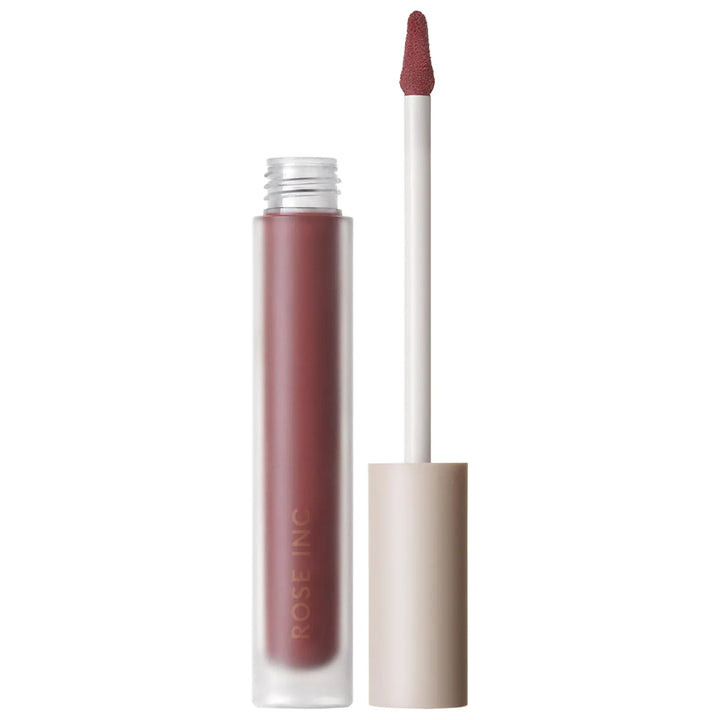 ROSE INC - Lip Cream Longwearing Matte Liquid Lipstick - A Glimpse - cool mauve