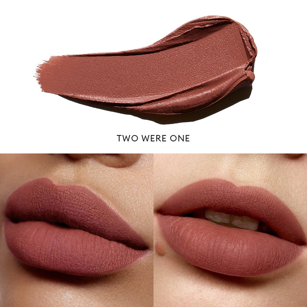 ROSE INC - Lip Cream Longwearing Matte Liquid Lipstick - Two Were One - rose brown
