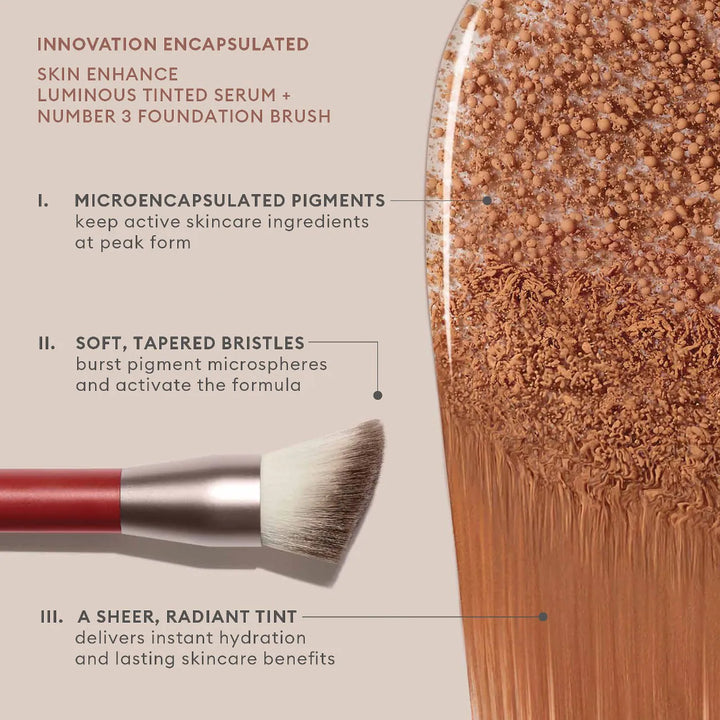 ROSE INC - Skin Enhance Skin Tint Serum Foundation - 30 light / warm golden undertone