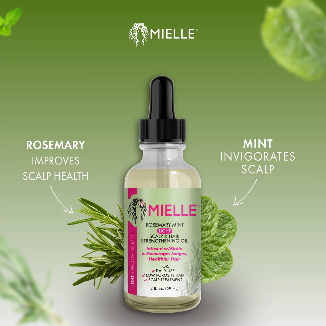 Mielle - Rosemary Mint Light Scalp & Hair Strengthening Oil - 59ml