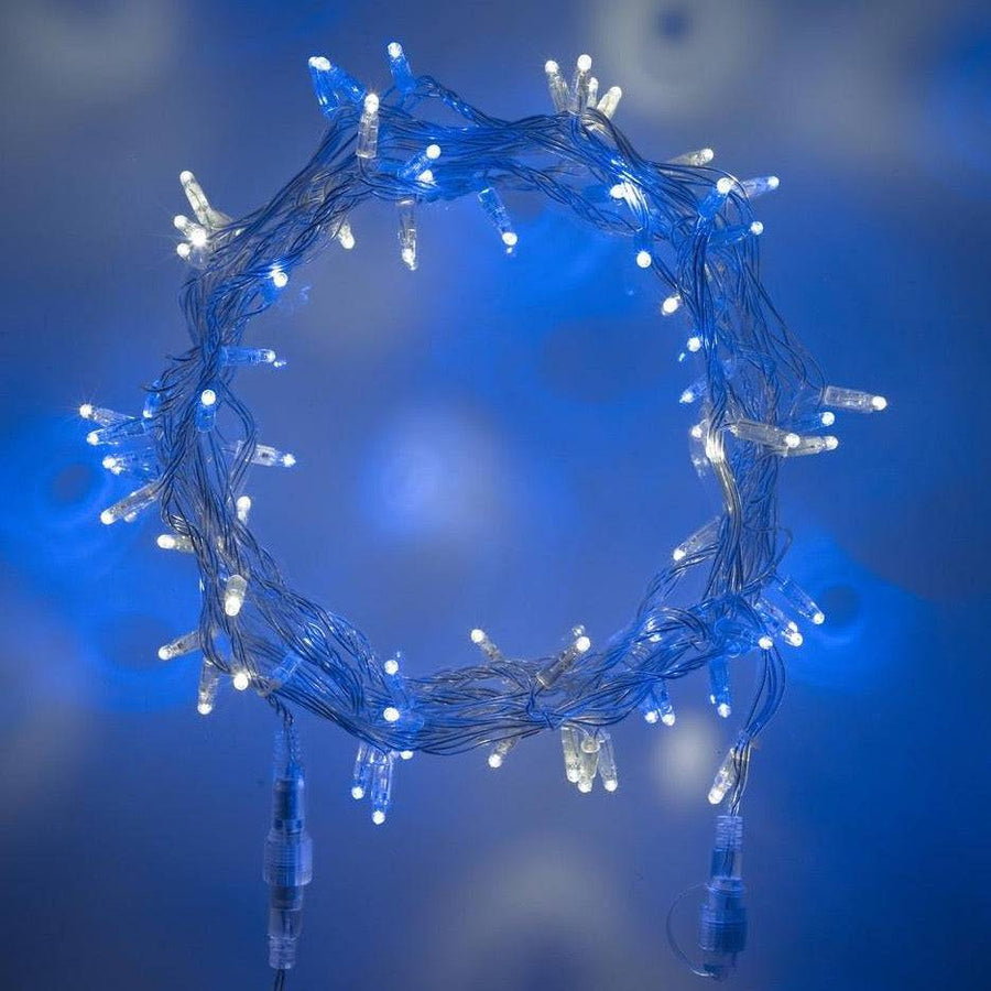 30 Blue Led White Battery Operated Fairy Lights - Mhalaty