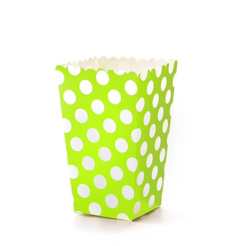 Dots Popcorn Boxes - Green - Mhalaty