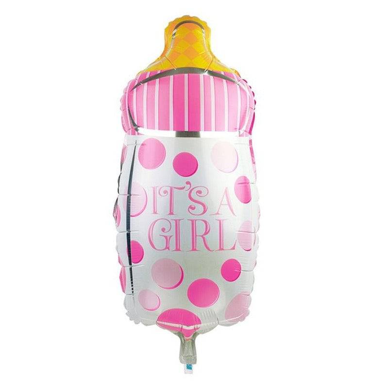 It'S A Girl Baby Bottle Foil Balloon - Mhalaty