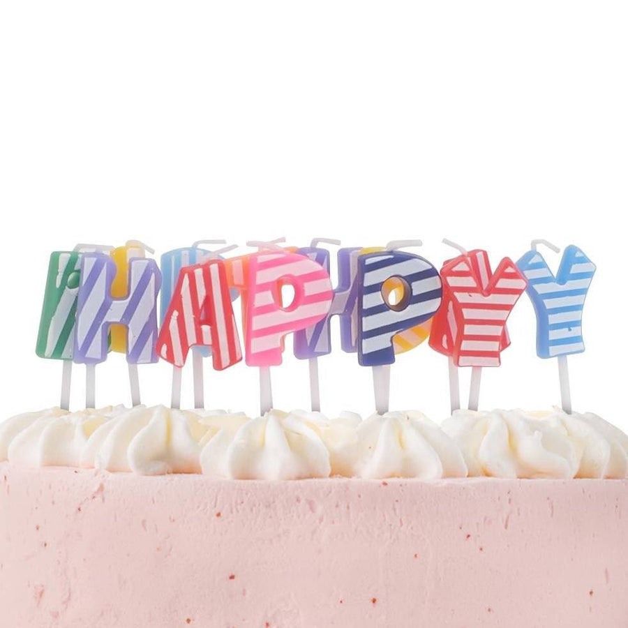 Multicolour Happy Birthday Candles - Mhalaty