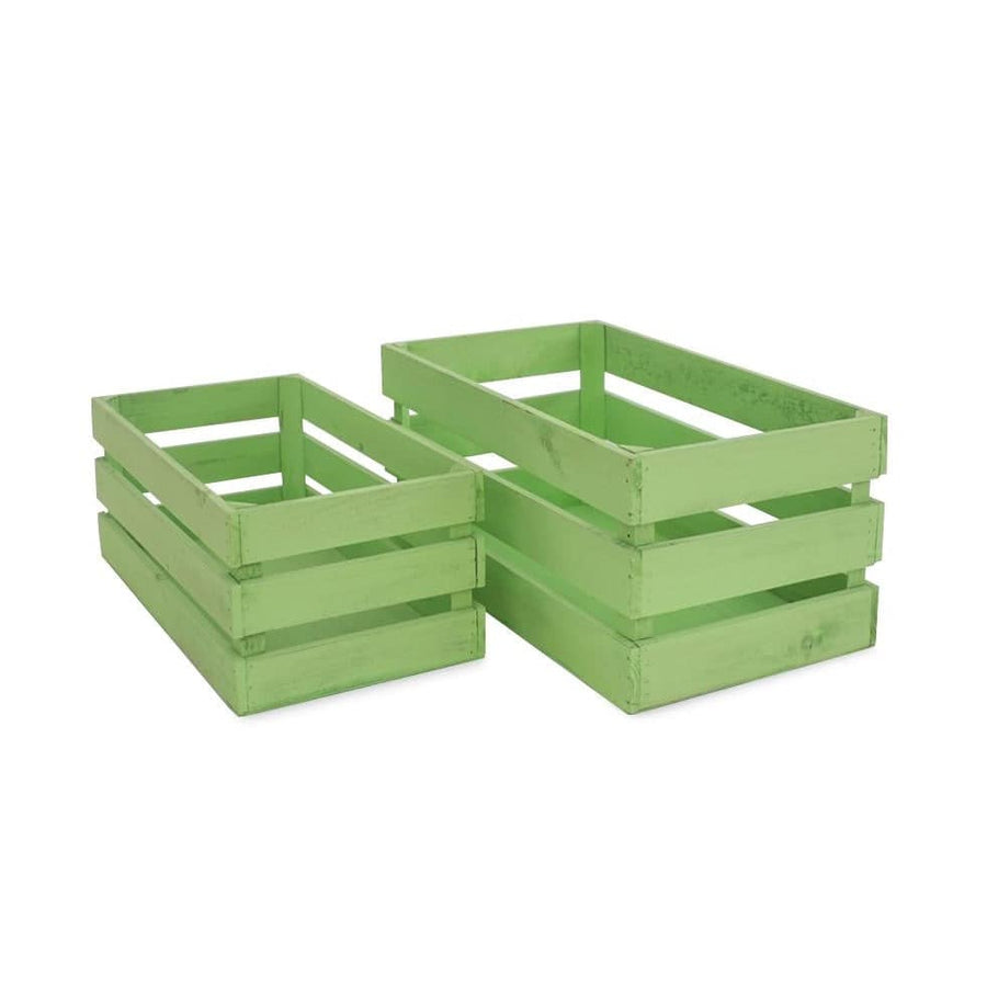 Wooden Crates - Green - Mhalaty