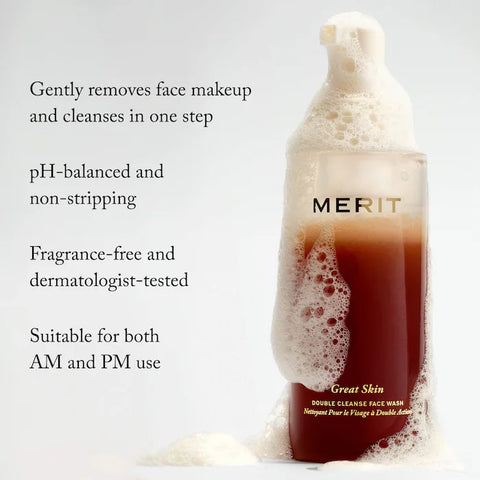 Merit - Great Skin Double Cleanse Makeup Removing Cleanser
