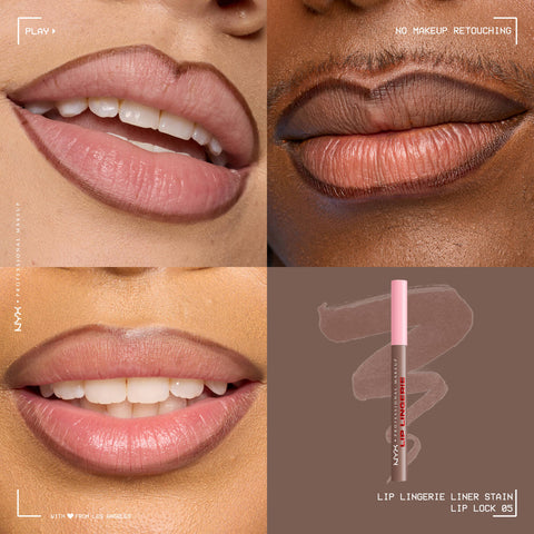 Nyx - Lip Lingerie Lip Liner Stain - Lip Lock