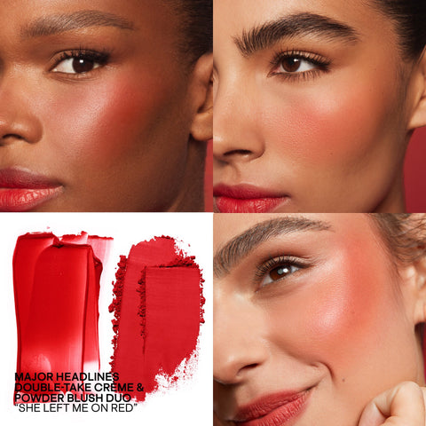 Patrick Ta - Major Headlines Double Take Cream, Powder Blush Duo Patrick Ta - Major Headlines Double Take Cream, Powder Blush Duo