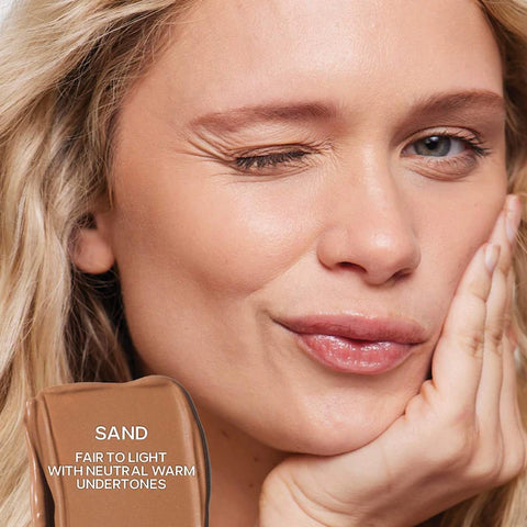 Saie - Dew Bronze Soft Focus Effortless Liquid Bronzer - Sand