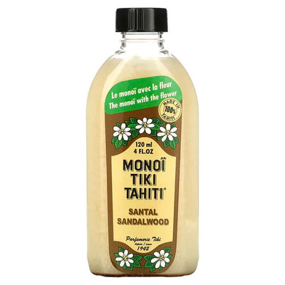 Monoi Tiki Tahiti  - Coconut Oil Sandalwood - 120ml - Mhalaty