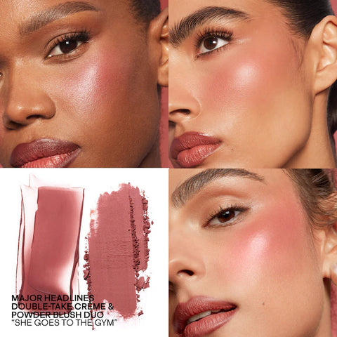 Patrick Ta - Mini Double Take Creme & Powder Blush Duo Patrick Ta - Mini Double Take Creme & Powder Blush Duo