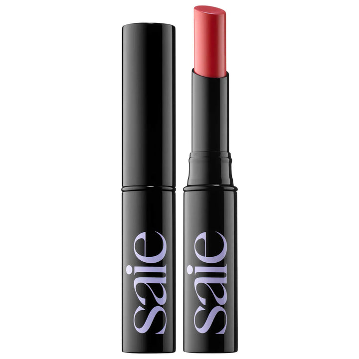 Saie - Lip Blur Soft-Matte Hydrating Lipstick with Hyaluronic Acid - Dada - burnt terracotta