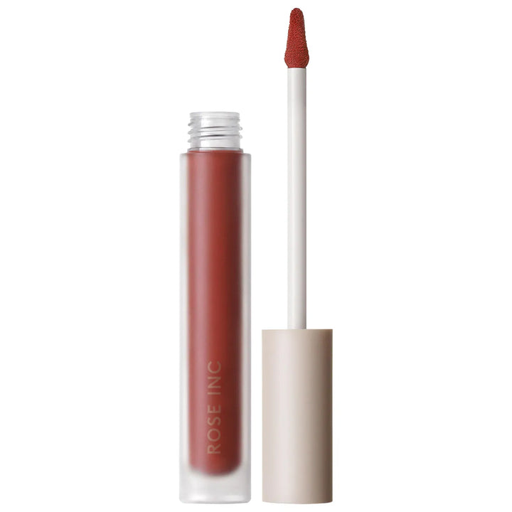 ROSE INC - Lip Cream Longwearing Matte Liquid Lipstick - Dreamed You - warm rose