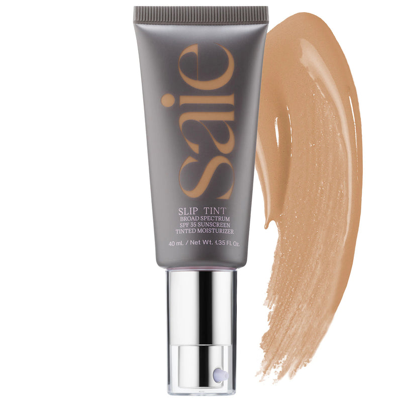 Saie - Slip Tint Broad Spectrum SPF 35 Tinted Moisturizer - 4.5 Medium - Golden