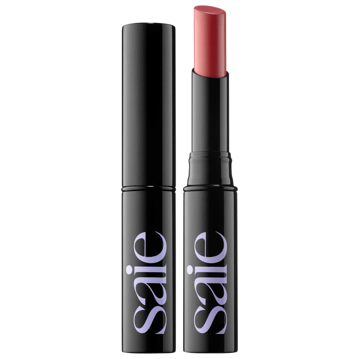 Saie - Lip Blur Soft-Matte Hydrating Lipstick with Hyaluronic Acid - Modern - rosy nude