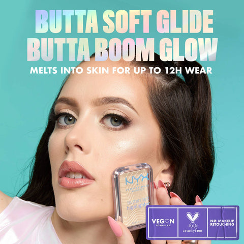 Nyx - Buttermelt Highlighter - Bright & Butta