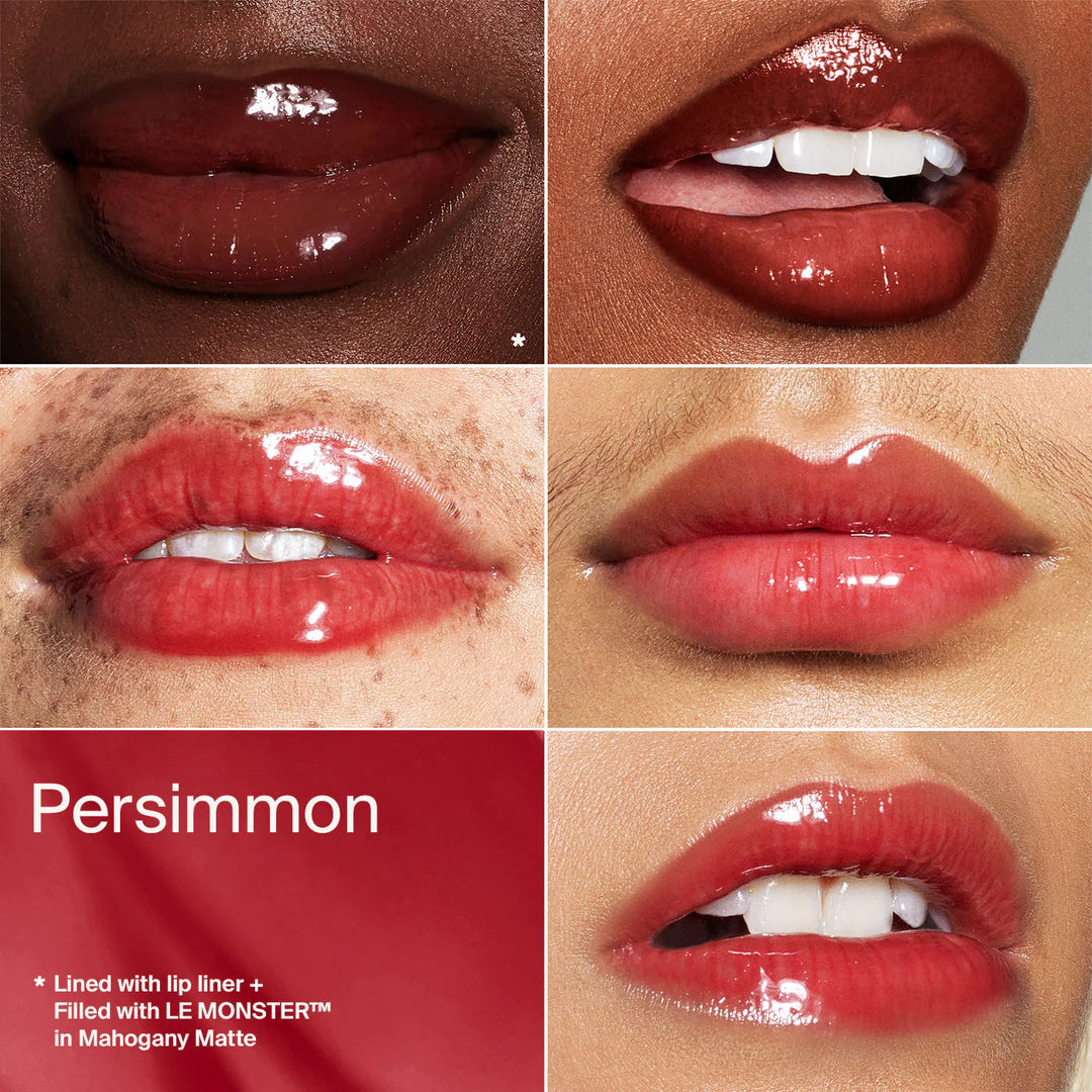 Haus Labs - Phd Hybrid Lip Glaze - Persimmon (Reddish Brown)