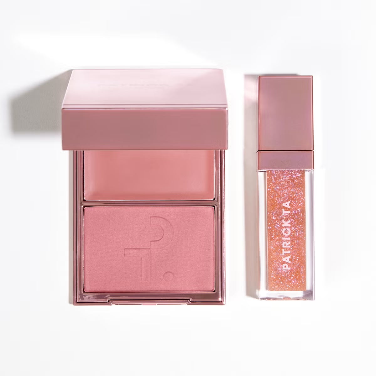 Patrick Ta ブラッシュ+リップグロスセット Patrick Ta - Patrick's Glow & Gloss Gift Set – Mhalaty
