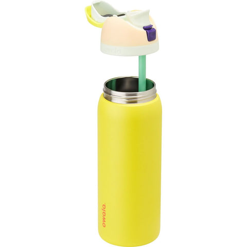 Owala - FreeSip Stainless Steel Water Bottle 32 Oz (Lemon Limeade)