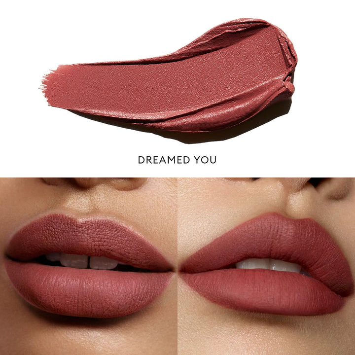 ROSE INC - Lip Cream Longwearing Matte Liquid Lipstick - Dreamed You - warm rose
