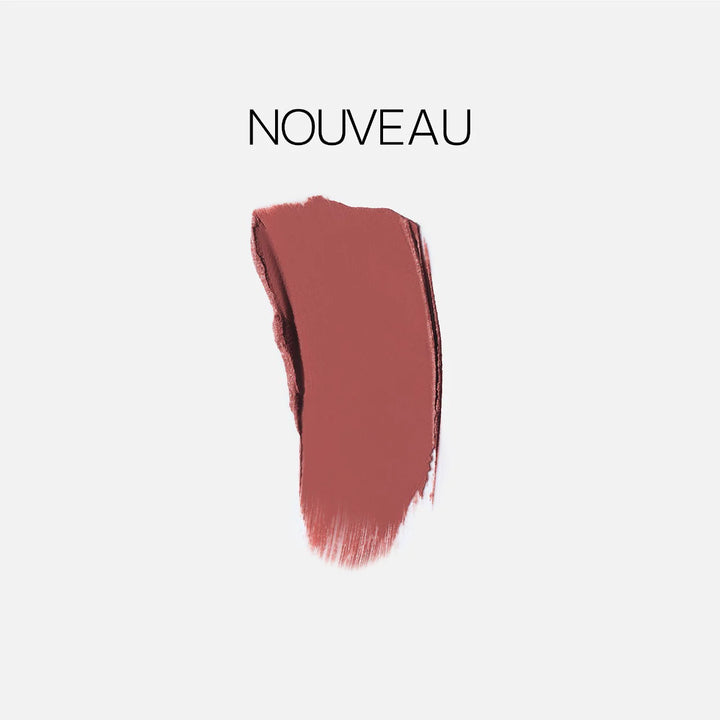 Saie - Lip Blur Soft-Matte Hydrating Lipstick with Hyaluronic Acid - Nouveau - mid-tone brown