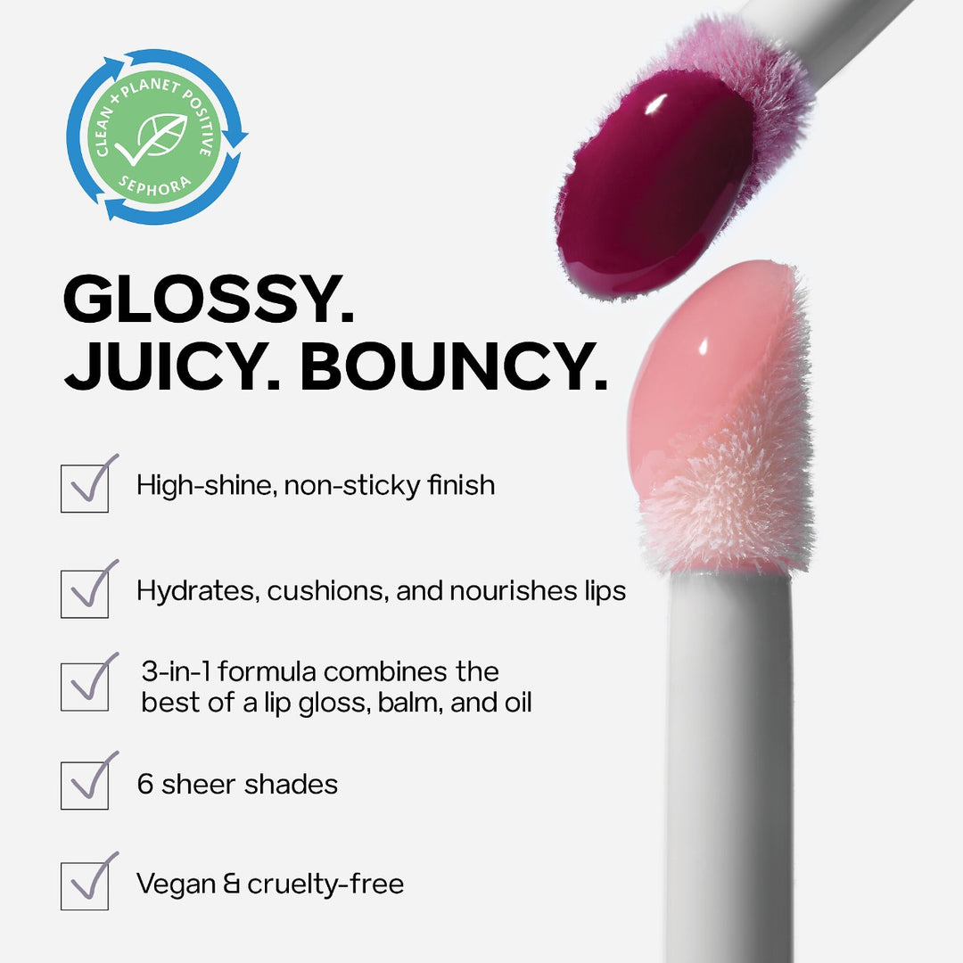 Saie - Glossybounce High Shine Hydrating Lip Gloss Oil - Bounce
