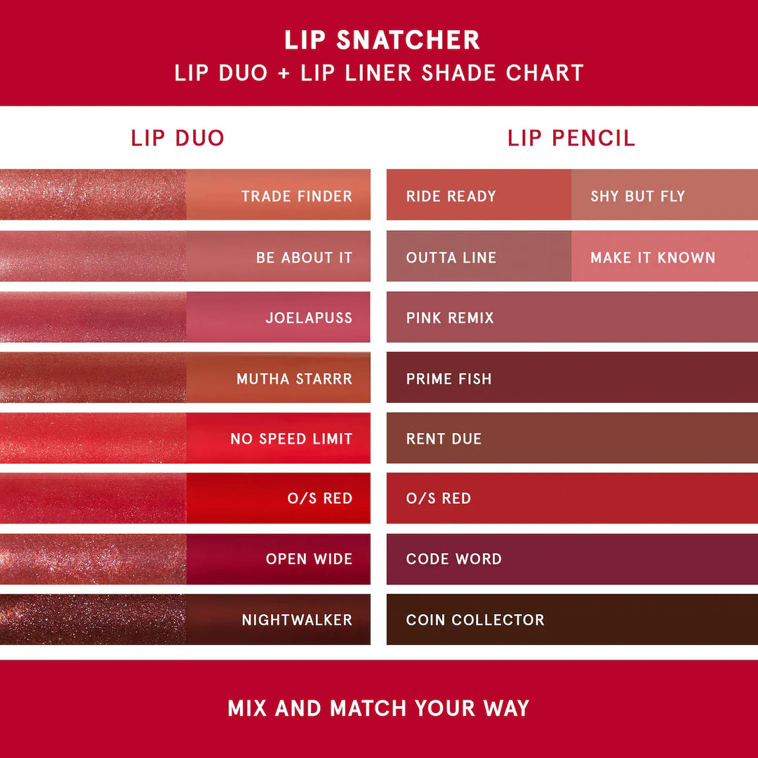 One/Size - Lip Snatcher Waterproof Precision Lip Liner - Pink Remix