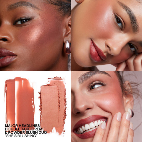 Patrick Ta - Major Headlines Double Take Cream, Powder Blush Duo Patrick Ta - Major Headlines Double Take Cream, Powder Blush Duo
