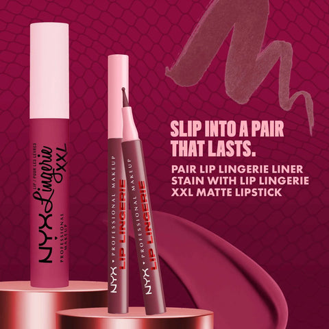 Nyx - Lip Lingerie Lip Liner Stain - Tease U Later