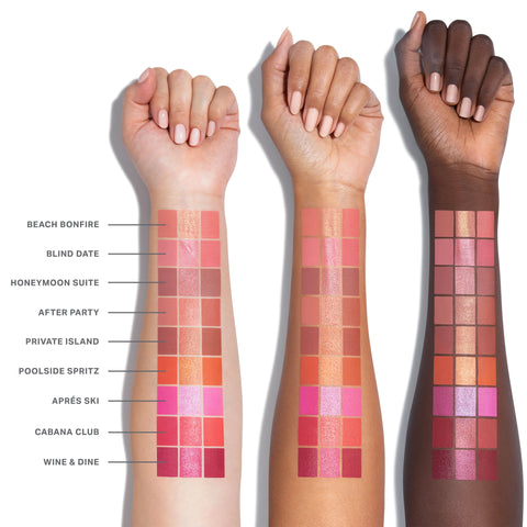 Morphe - Cheek Thrills Multi-Finish Face Trio - Private Island