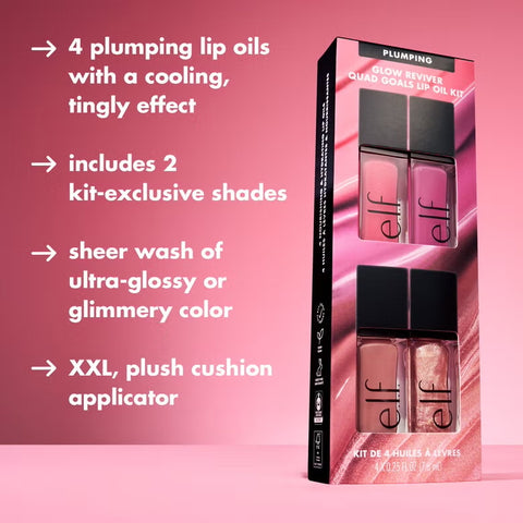 elf - Glow Reviver Plumping Lip Oil Kit