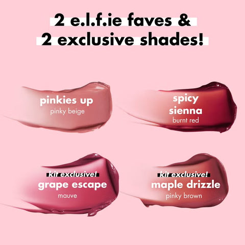 elf - Glossy Lip Stain Shades 4 Days Kit