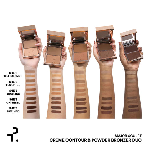 Patrick Ta - Major Sculpt Creme Contour & Powder Bronzer Duo - SHE'S BRONZED