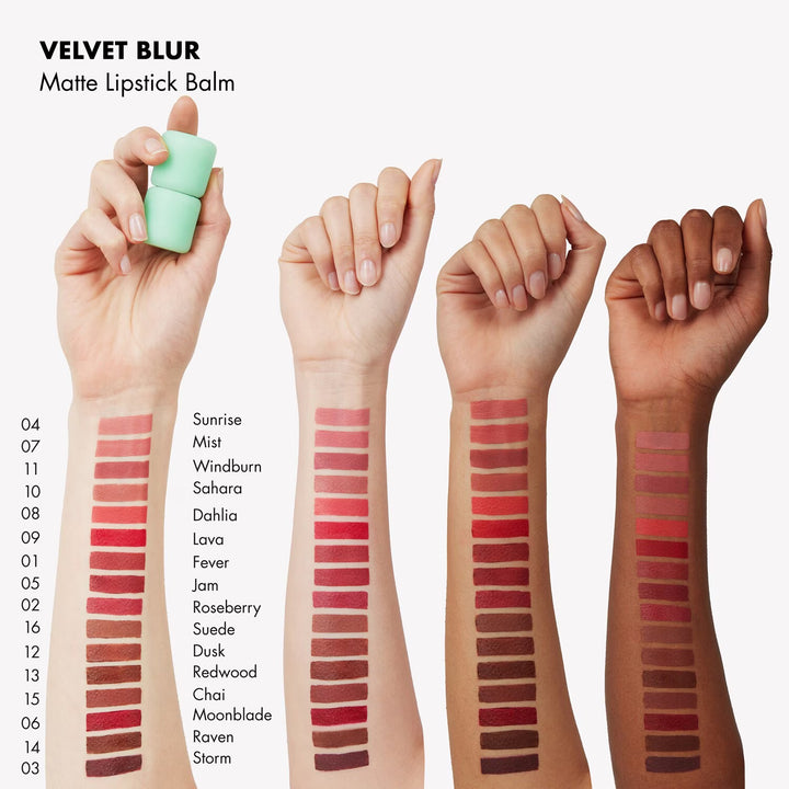 SIMIHAZE - Velvet Blur Matte Lipstick Balm - Lava