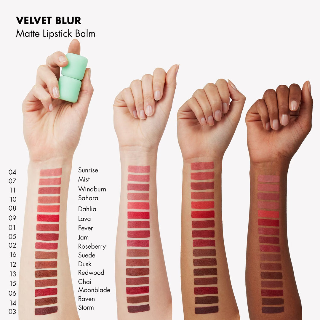 SIMIHAZE - Velvet Blur Matte Lipstick Balm - Roseberry
