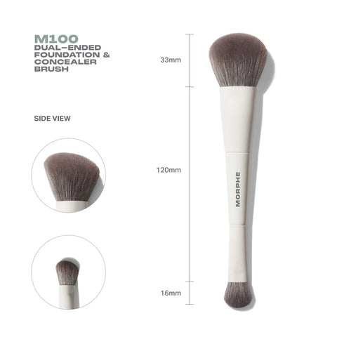 Morphe - M100 Dual-Ended Foundation & Concealer Brush