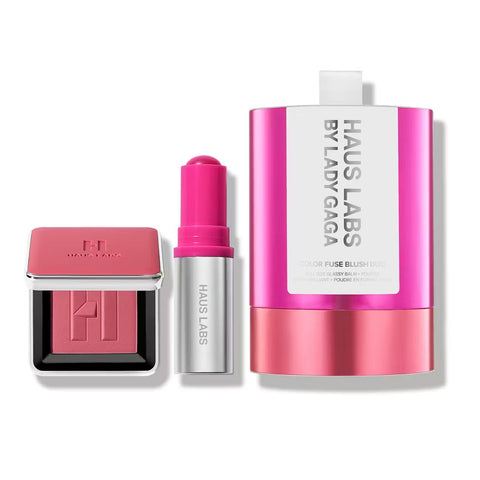 Haus Labs - Color Fuse Innovation Glassy Balm + Powder Blush Duo