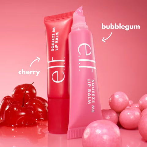elf - Squeeze Me More Lip Balm Duo -   Bubblegum & Cherry