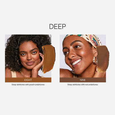 Saie - Slip Tint Broad Spectrum SPF 35 Tinted Moisturizer - 8 Deep - Peach