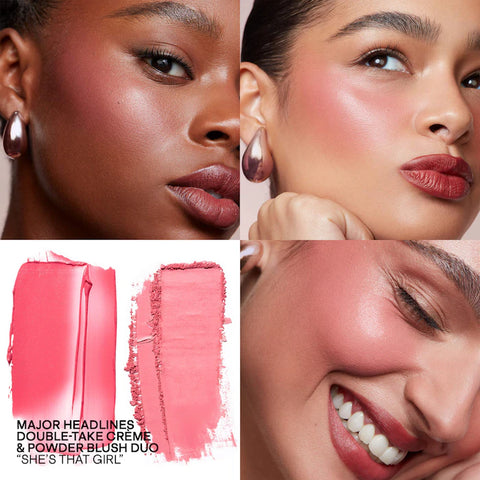 Patrick Ta - Mini Double Take Creme & Powder Blush Duo Patrick Ta - Mini Double Take Creme & Powder Blush Duo