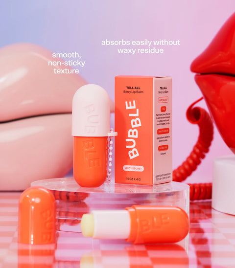 Bubble - Tell All Juicy Secret Berry Lip Balm Bubble - Tell All Juicy Secret Berry Lip Balm