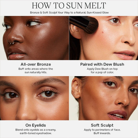 Saie - Sun Melt Natural Cream Bronzer - Tan Bronze