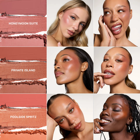Morphe - Cheek Thrills Multi-Finish Face Trio - Honeymoon Suite