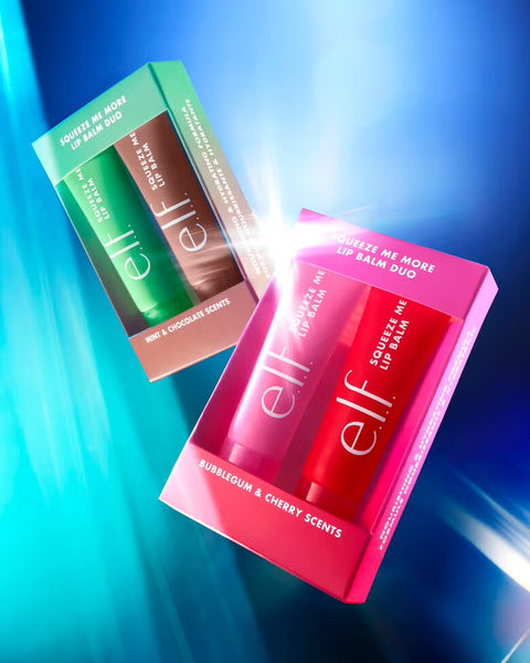 elf - Squeeze Me More Lip Balm Duo -   Bubblegum & Cherry