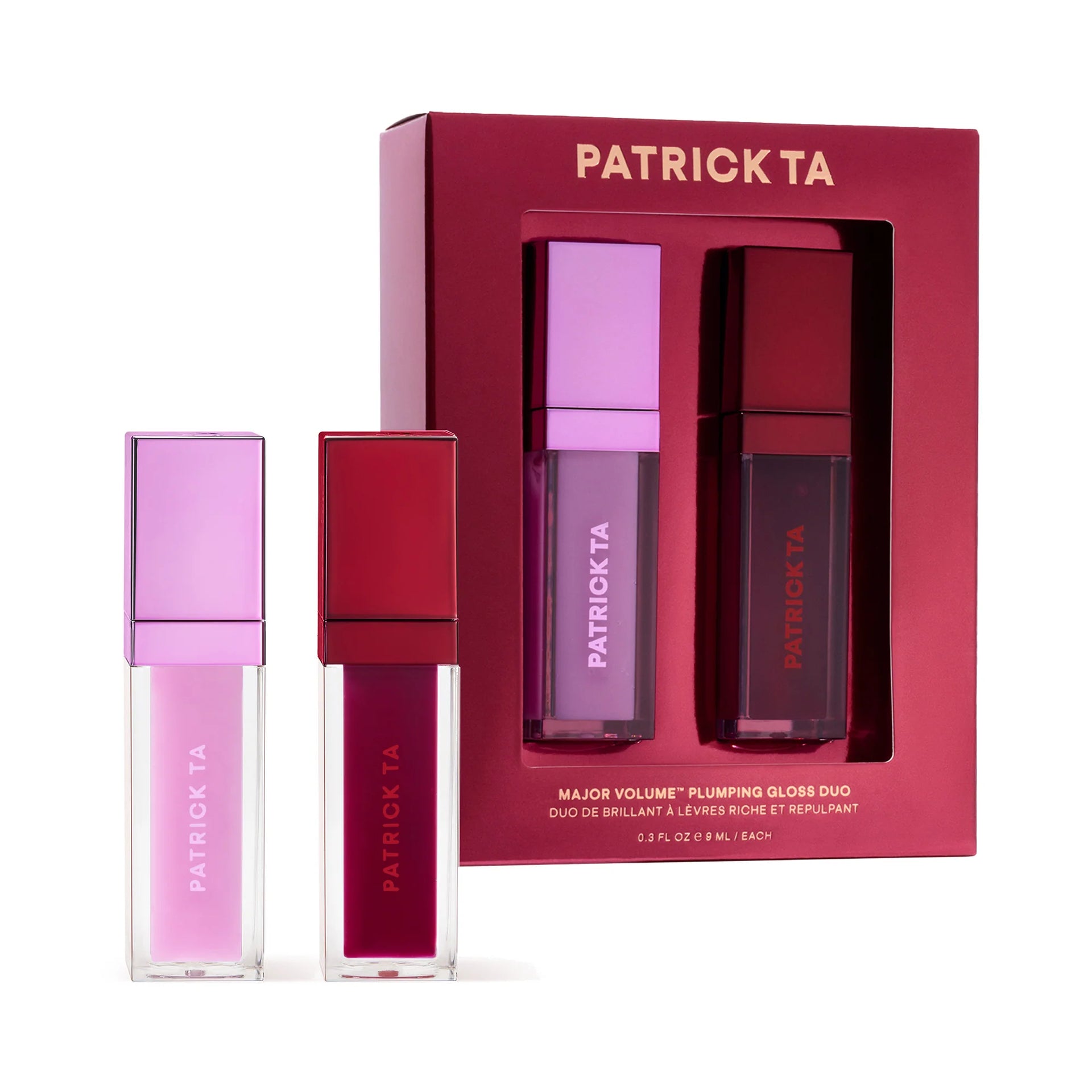 Patrick Ta ブラッシュ+リップグロスセット Patrick Ta - Major Holiday Gloss Duo Headliner and Main Stage