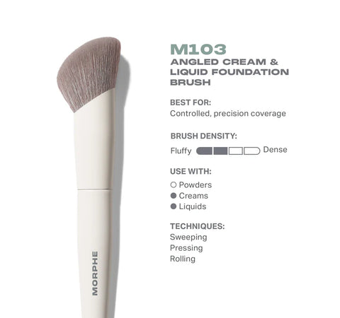 Morphe - M103 Angled Cream & Liquid Foundation Brush