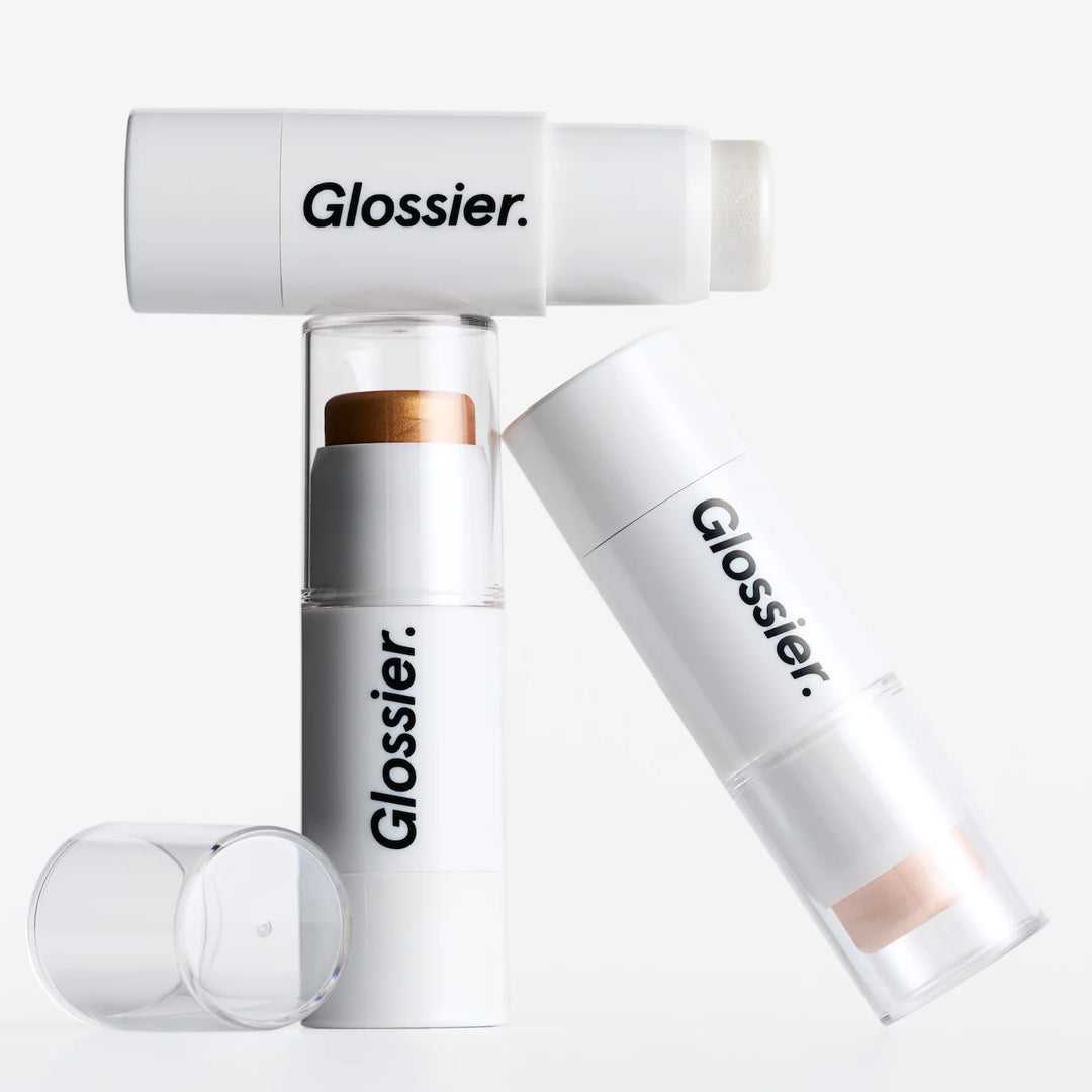 Glossier - Haloscope Balm Dewy Highlighter Stick - Quartz - Mhalaty