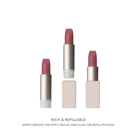 ROSE INC - Satin Lip Color Refillable Hydrating Lipstick - Intuitive - deep mauve