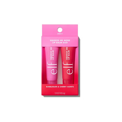 elf - Squeeze Me More Lip Balm Duo -   Bubblegum & Cherry